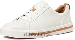 Clarks mulheres Clarks branco couro branco feminino un maui lace derbys RJZRN785 couro branco branco