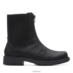 Clarks mulheres Clarks couro preto orinoco2 up couro preto RJZRN6057 couro preto