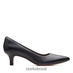 Clarks mulheres Clarks couro preto shondrah jade RJZRN3969 couro preto