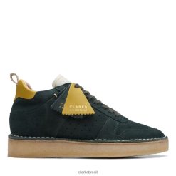 Clarks mulheres Clarks Desert Run Camurça Verde Escuro Camurça Verde Escuro RJZRN6082 camurça verde escuro