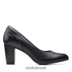 Clarks mulheres clarks preto combi alayna ray RJZRN3937 combinação preta