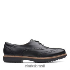 Clarks mulheres Clarks Raisie Hilde Preto RJZRN4042 preto