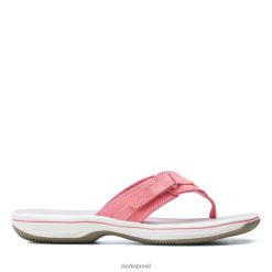 Clarks mulheres clarks rosa brilhante syn brisa mar rosa brilhante syn RJZRN6409 sin rosa brilhante