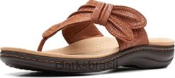 Clarks mulheres Clarks Tan Textil Feminino Laurieann Rae Sandália Plana RJZRN2721