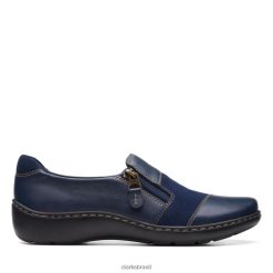 Clarks mulheres combinação da marinha clarks cora harbour combinação da marinha RJZRN6251 combinação da marinha