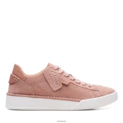 Clarks mulheres copo artesanal renda clarks rose suede RJZRN3319 camurça rosa