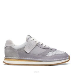Clarks mulheres craft run tor clarks cinza claro combi RJZRN3045 combinação cinza claro