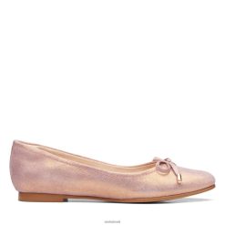 Clarks mulheres Grace Lily Clarks Rosa Metálico RJZRN3143 rosa metálico