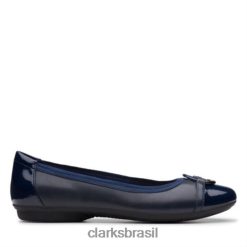 Clarks mulheres Gracelwind Clarks Marinha RJZRN4007 marinha