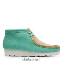 Clarks mulheres hortelã clarks wallabee gen RJZRN3960 hortelã