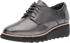 Clarks mulheres jaquetas sharon noel oxford femininas RJZRN2487