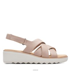 Clarks mulheres jillian primavera clarks areia couro RJZRN3301 couro de areia