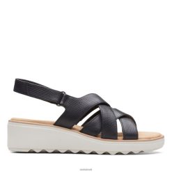 Clarks mulheres jillian spring clark couro preto RJZRN3213 couro preto