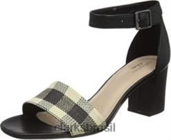 Clarks mulheres jocelynne cam pump clarks feminino preto RJZRN1788 preto