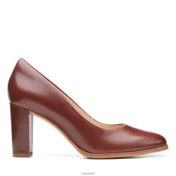 Clarks mulheres kaylcara 2 britânico tan lea clarks RJZRN3142 lea bronzeada britânica