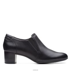 Clarks mulheres linnae way clarks de couro preto RJZRN3166 couro preto