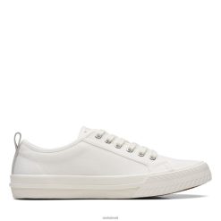 Clarks mulheres lona branca clarks roxby lace RJZRN3264 tela branca