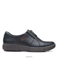 Clarks mulheres magnólia zip couro preto clarks couro preto RJZRN6125 couro preto