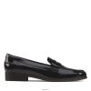 Clarks mulheres Mocassim Clarks Patent Hamble Preto RJZRN3033 patente preta