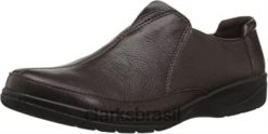 Clarks mulheres mocassim feminino clarks cheyn bow RJZRN2849