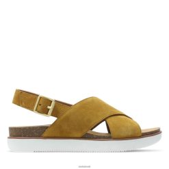 Clarks mulheres ocre clarks elayne cross RJZRN3427 ocre