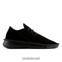 Clarks mulheres origem clarks camurça preta RJZRN3989 Camurça preta