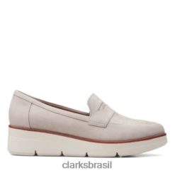 Clarks mulheres pedra combi clarks shaylstep RJZRN3995 combinação de pedra