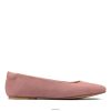Clarks mulheres rose clarks balé puro 2 RJZRN3168 camurça rosa