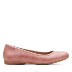 Clarks mulheres rose clarks canebay planície RJZRN3304 rosa