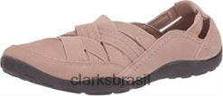 Clarks mulheres Sand Suede Clarks Haley Rose Loafer Feminino RJZRN2251 camurça de areia