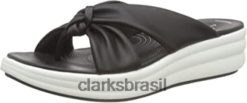 Clarks mulheres sandália clarks feminina preta RJZRN563 preto