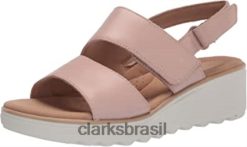 Clarks mulheres sandália feminina clarks jillian pérola RJZRN267