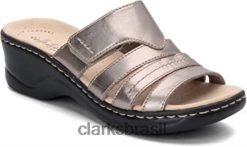 Clarks mulheres sandália lexi sabrina feminina clarks estanho RJZRN407 estanho