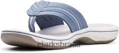 Clarks mulheres sandálias clarks brinkley jazzh femininas azul cinza RJZRN330 azul acinzentado