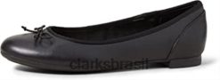 Clarks mulheres sapatilhas de alta costura femininas clarks pretas RJZRN279 preto