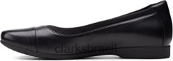 Clarks mulheres sapato clarks feminino un darcey cap2 preto RJZRN1191 preto