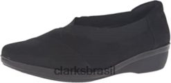 Clarks mulheres sapato feminino everlay eve slip-on clarks sintético/manmade RJZRN876