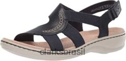 Clarks mulheres sapato leisa joy feminino clarks azul marinho RJZRN1327 marinha