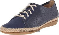 Clarks mulheres sapato reeney rita feminino clarks nobuck marinho RJZRN2559