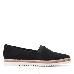 Clarks mulheres serena paige clark camurça preta RJZRN3215 Camurça preta