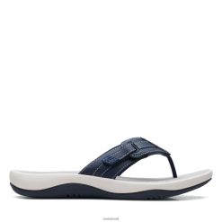 Clarks mulheres sunmaze margarida azul marinho clarks sintéticos RJZRN3406 marinho sintético