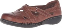 Clarks mulheres tan clarks mocassim feminino ashland splip-on RJZRN907 bronzeado
