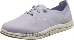 Clarks mulheres tênis brinkley ave feminino lilás clarks RJZRN1310 lilás