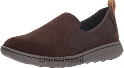 Clarks mulheres tênis Clarks sintético marrom escuro feminino Step Move Jump RJZRN1800