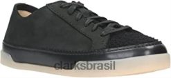 Clarks mulheres tênis preto clarks hidi holly feminino RJZRN635 preto