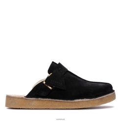 Clarks mulheres trek mule clarks preto sde wlined RJZRN3037 preto sde wlined