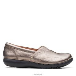 Clarks mulheres un loop stride champanhe clarks champanhe RJZRN6223 champanhe