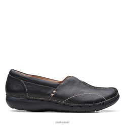 Clarks mulheres un loop stride preto preto clarks RJZRN5038 preto