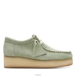 Clarks mulheres wallacraft lo clarks verde pálido RJZRN3367 verde pálido