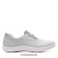 Clarks unissex adella passeio clarks cinza claro RJZRN4334 cinza claro
